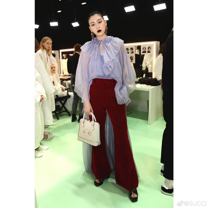 三吉彩花，据Gucci社交媒体