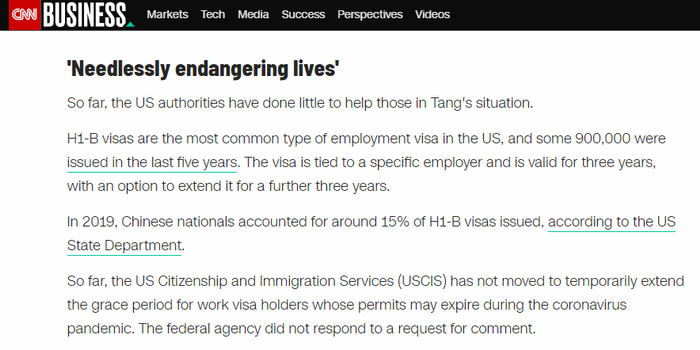 图自美国CNN的报道 