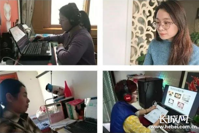 唐山一中开设“空中课堂”。唐山一中供图