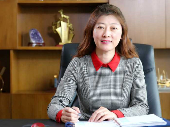 图片说明：金耀集团党委书记、董事长李静（资料图片）