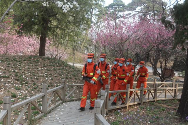 森林消防正在巡护