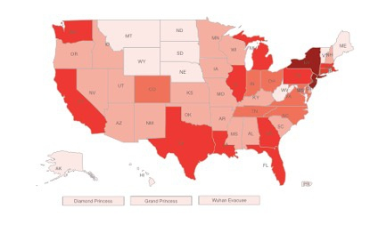 图源：4月15日“一亩三分地”论坛北美肺炎疫情实时动态