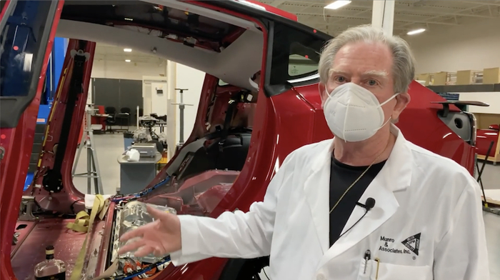 ▲Sandy Munro拆解的特斯拉Model Y