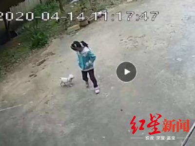 杨某婷失踪当日村里的监控录像