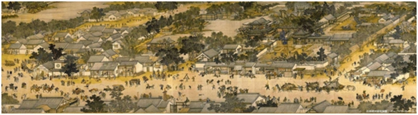 　　《清明上河图》局部 北宋 张择端