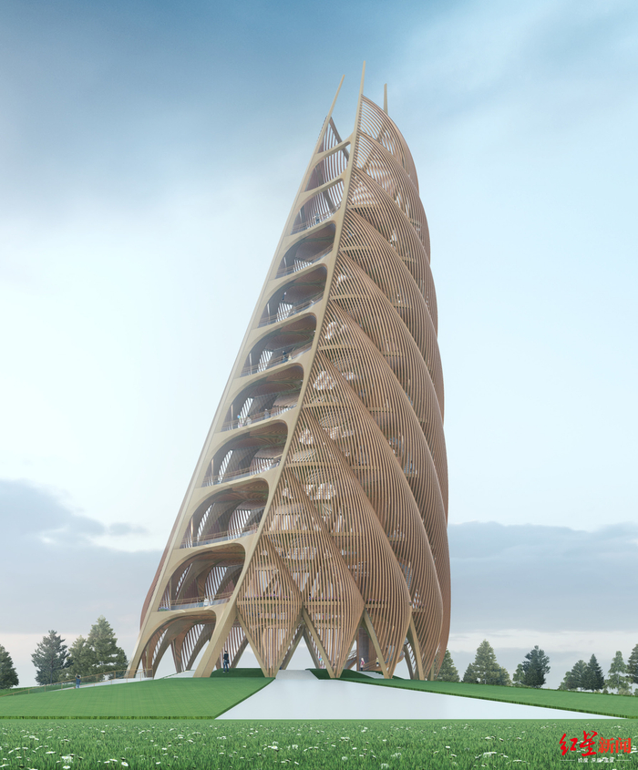 观光瞭望塔效果图