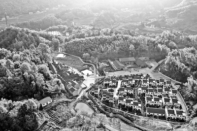 2020年4月16日拍摄的大湾村。李博摄