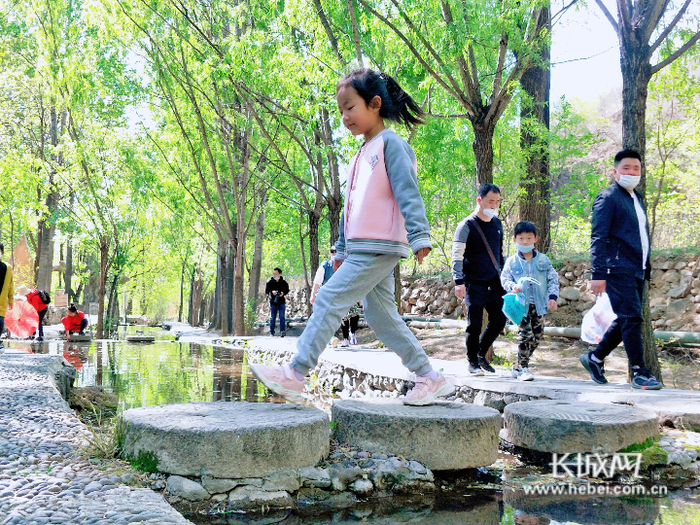 春季的虎山风景区满目青翠，风景秀丽。郝艳红 摄