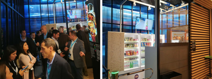 (图示：德国Euroshop2020，视达无人店来访甚众)