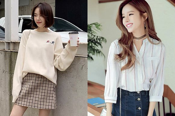 韩都衣舍产品模特图。图片来源：韩都衣舍旗舰店