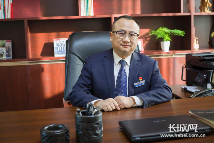 邢台银行邯郸分行党总支书记、分行行长马睿。河北金融团工委 供图