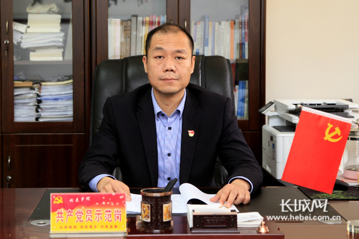 中国工商银行邢台分行党委委员、副行长赵科。河北金融团工委 供图 