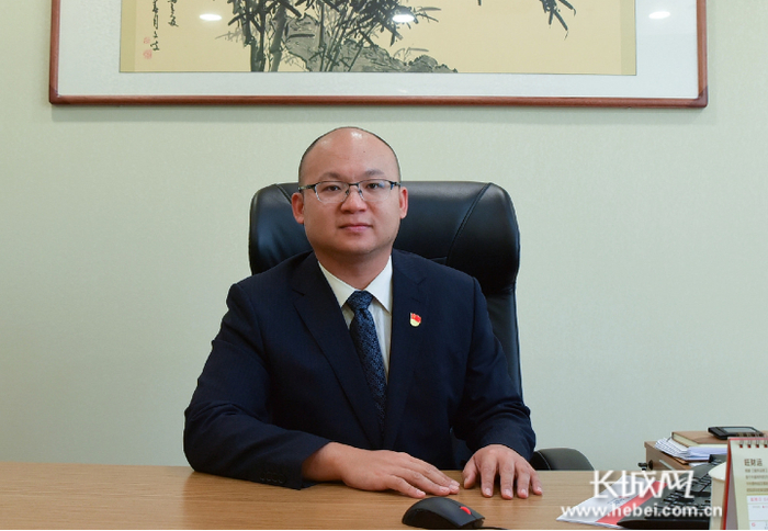 中信银行河北雄安分行行长助理张黎赛。河北金融团工委 供图 