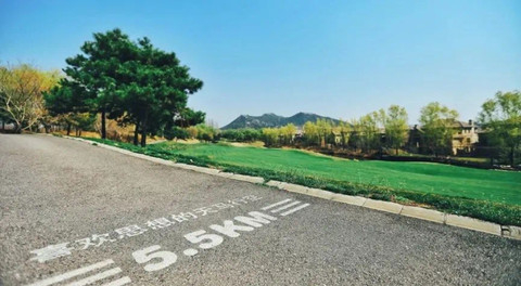 追光跑道实景图