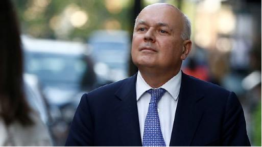  △英国执政党保守党前党魁伊恩·邓肯·史密斯