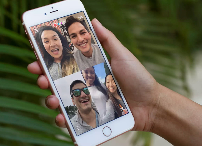 图6：Houseparty视频通话功能