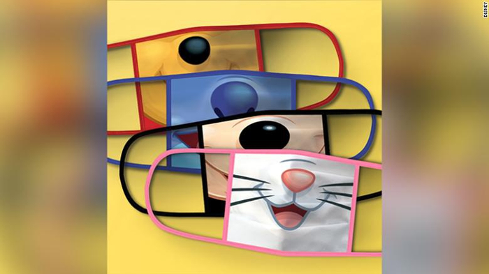  ▲迪士尼新款卡通口罩。|图片来自CNN