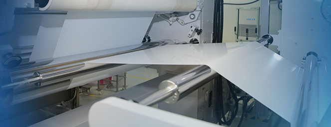 锂电池隔膜生产车间