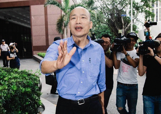 韩国瑜资料图（图片来源：台湾“中时电子报”）