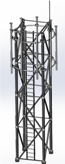 复合材料屋顶站