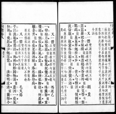     《钦定词谱》 资料图片