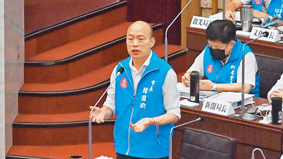韩国瑜（图片来源：台湾“中时电子报”）