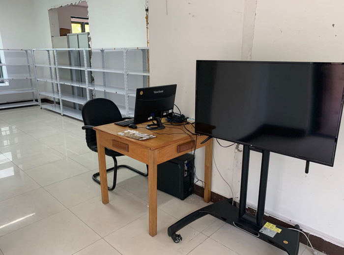 中环花苑自建快递驿站。 图片来源：中环花苑公众号