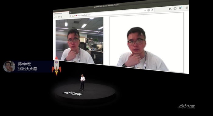 ▲利用Paddle.js在前端实现图像分割等应用