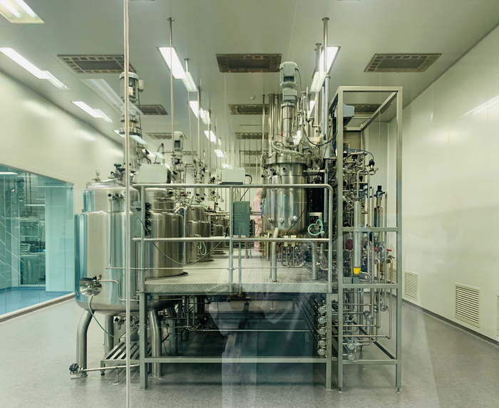 沃安欣原液生产车间之一。图片来源：记者拍摄