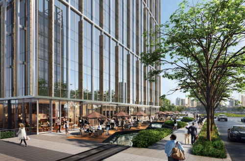 陆家嘴滨江中心效果图