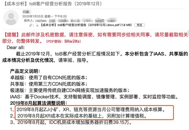 （图为陈磊提供的网心公司内部邮件，以证明兴融合一直在公司体系内）