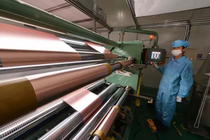图为江铜铜箔生产基地。