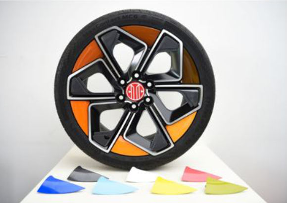 中信戴卡股份有限公司的百变车轮获得德国iF产品设计奖。河北工业设计创新中心供图