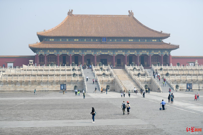 五一期间的故宫景区