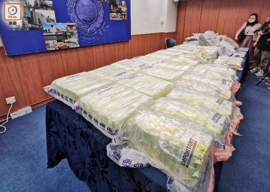 警方破获1.6亿元冰毒案。（图源：香港“东网”） 