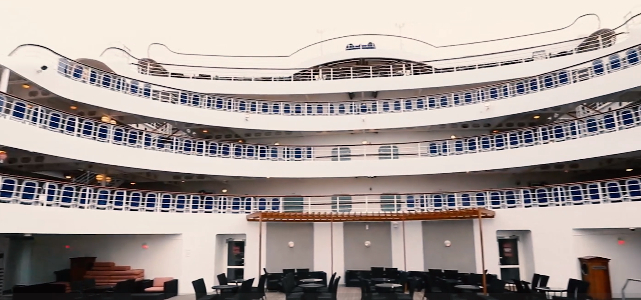 ▲“鼓浪屿”号内部陈设&nbsp;图据星旅远洋邮轮官网