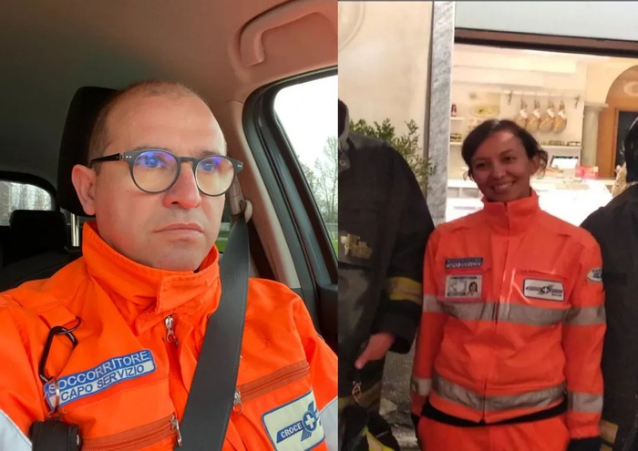 　意大利志愿者Fabio及Silvia。