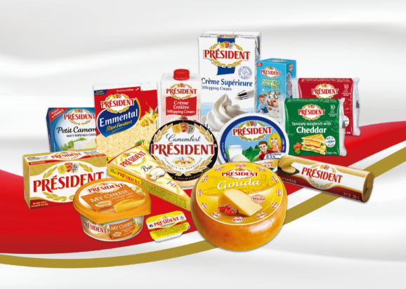 总统乳制品旗下产品