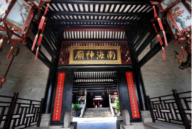 △图为南海神庙（海上丝绸之路文化遗产游径）