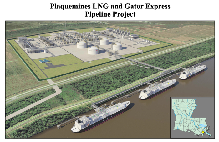 Plaquemines LNG项目效果图