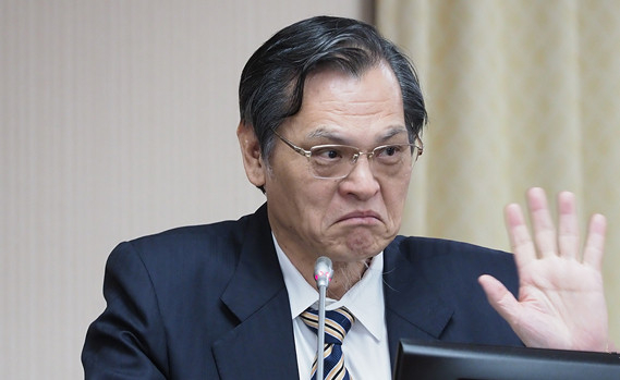 图为台陆委会主委陈明通