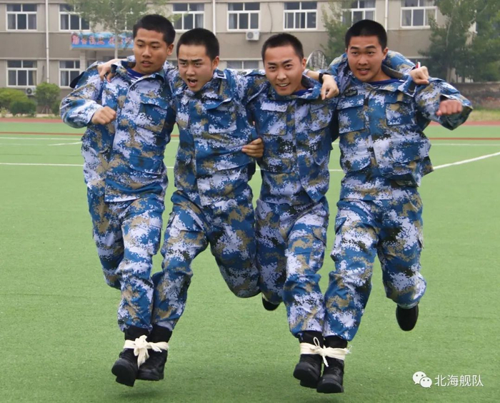 ▲四人五足比赛