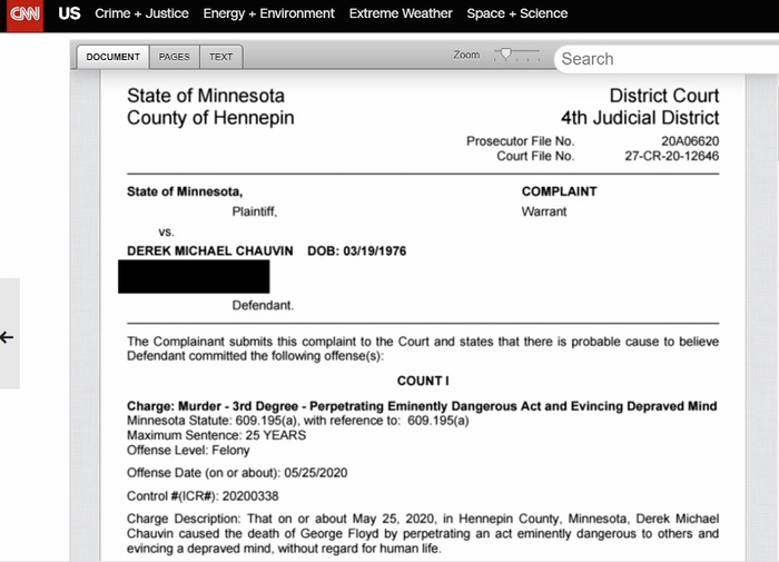  美国CNN对于当地官方公布的案发全过程的截图