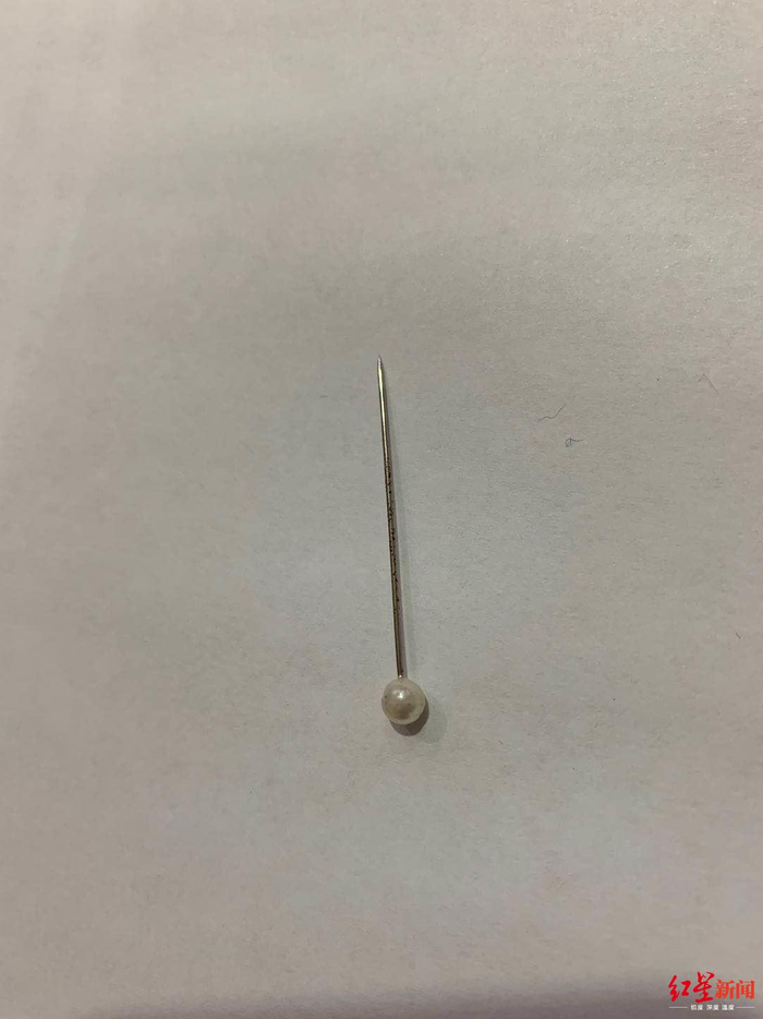 针上带有锈迹 受访者供图