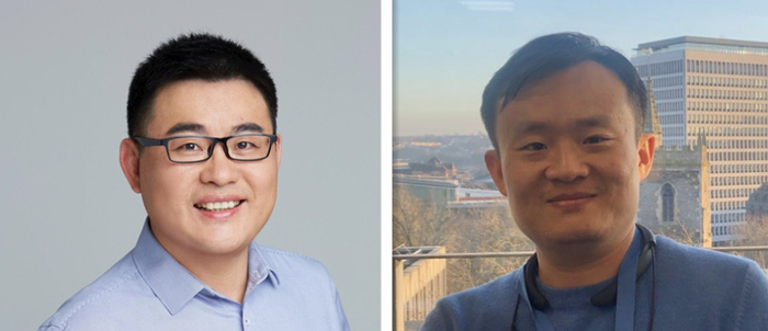 Graphcore销售副总裁兼中国区总经理卢涛（左）和Graphcore中国销售总监朱江