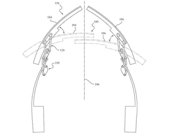 ▲车门打开状态