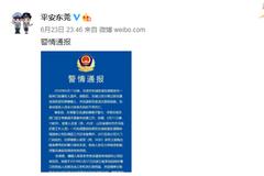 警方深夜通报“山东纪委工作人员东莞办案遇害”