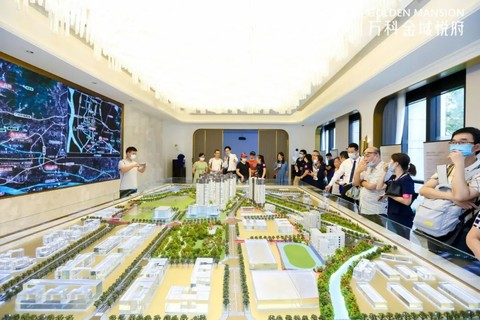 万科金域悦府实景图