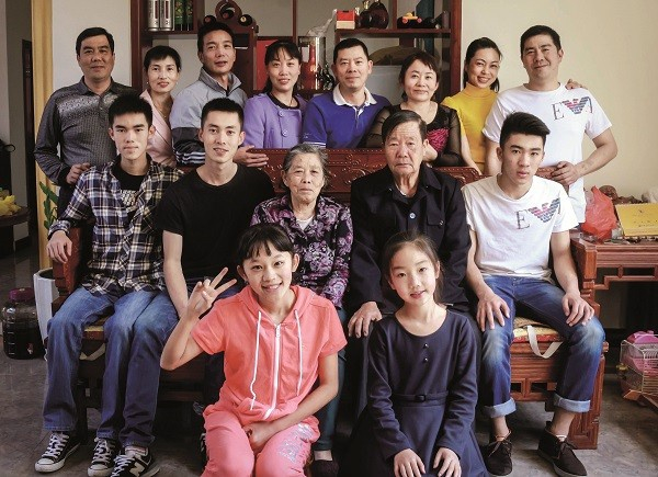 （2015年王刚竑家的全家福）