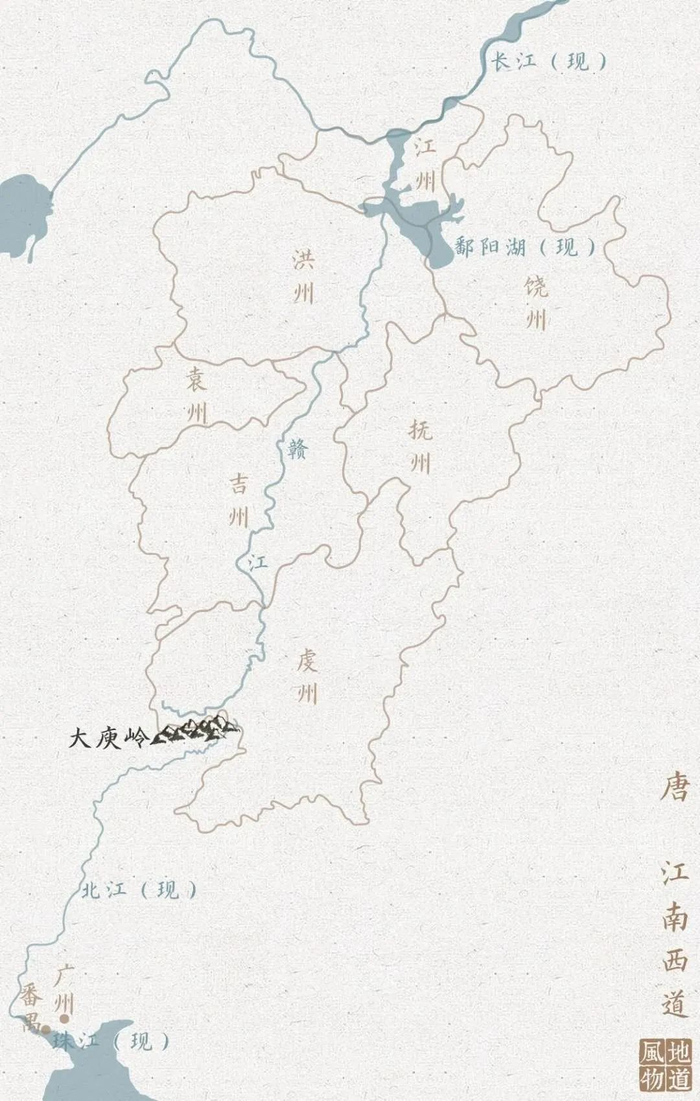 ▲ 唐江南西道。 制图/Paprika